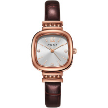 Stijlvol minimalistisch modehorloge met bandje, wijzerplaat en leren bandje. Een perfect cadeau voor dames.