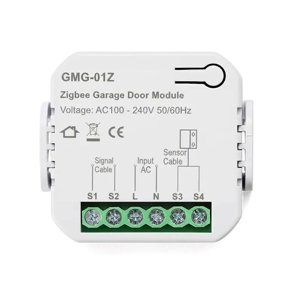 Tuya Zigbee Smart Garage Door Controller Universal Garage Door Remote Control App Voice Timing Control For Alexa Home 9395123892474