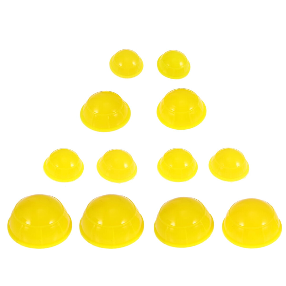 12 Pcs Suction Cups Silicone Cupping Cellulite Lymphatic Drainage Lymph Drainage Facial Silicone Cupping Cups