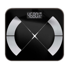 Smart digital badrumsvåg för kroppsvikt och fett, kompatibel med Komiseup, noggrann LCD-display, säker för äldre i hemmet