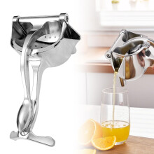 Heavy Duty Aluminum Lemon Squeezer Manual Citrus Juicer with Ergonomic Grip for MultiFruit Use