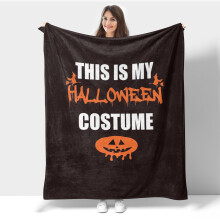 Coperta in flanella leggera per Halloween, ideale per divano, letto, viaggi, campeggio, ufficio, poltrona, sedia, con stampa digitale, morbida e
