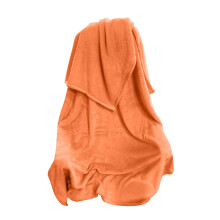 ¡Liquidación de mantas no funcionales! Manta suave y cálida de microfibra polar, alfombra para sofá o cama, color naranja, 39.37 x 59.05 pulgadas.
