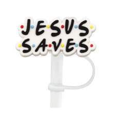 Biblical Christmas Design Silicone Straw Covers, Compatible with StanleCup 8.0mm Straws, Reusable Lids & Protectors, Home Supplies