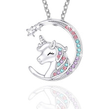 You are Magical Necklace for Girls Crystal Heart Pendant Necklaces Jewelry Gifts for Girls Daughter Granddaughter Niece Birthday