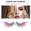 Abbageba Lash Extensions Umělé řasy pro ženy - DIY, třpytivé, barevné 5