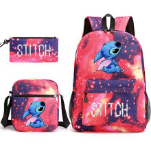 Lilo és Stitch hátizsák szett, iskolatáska. - Tökéletes csillagpiros