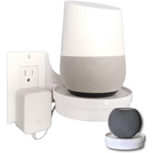 Die praktische Steckdosenablage von Easy Outlet Shelf – Kompatibel mit allen Steckdosen – Installation in 60 Sekunden – Versteckte