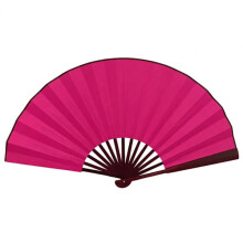 Leque - Cor Sólida - Extra Grande 33cm - Rosa Vermelho Rosa Escuro