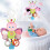 XIANXIAN Παιχνίδι καροτσιού μωρού και παιχνίδι καθίσματος αυτοκινήτου για βρέφη και 2