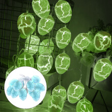 Guirlande lumineuse YiFudd en forme d'œufs de Pâques, alimentée par USB, pour décoration de fête et de maison