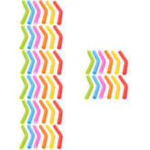 Conjunto de 96 ponteiras de silicone para canudos de aço inoxidável.