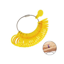 Jacenvly Liquidation 2024 Nouvel outil de mesure de taille de bague Baguette à quatre usages Port standard Bague Doigt Décoration de chambre