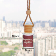 Car Air Freshener Hanging Fragrance Oil Diffuser for Car Cute Long Lasting Vanilla