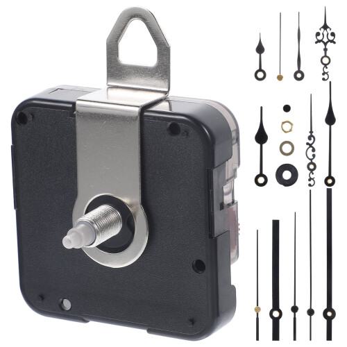 Relógio de parede sem moldura com motor de quartzo, kit para artesanato em plástico.