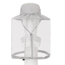 Cappello con rete antizanzare per uomo e donna, protezione solare UPF50+ con rete nascosta, ideale per apicoltura, escursionismo e attività