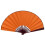 Handfächer – Unifarben – Extra groß (33 cm) – Orange 1