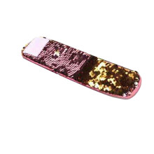 Braccialetti reversibili con paillettes Amosfun, compatibili con braccialetti a schiaffo rosa e dorati per donne, bambini, ragazze e ragazzi, ideali
