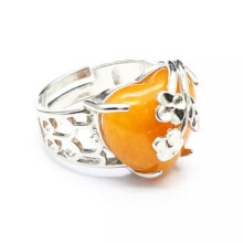 RSAMD Hjerteblomstring Naturlig Chakra Krystal Kærlighed Rosakvarts Smykker Reiki Healing-Topaz