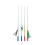 Feiona Retractable3-section Teaser Cat Interactive Toy Wand Fishing Pole Pet Toy (not Include Replacement) 3