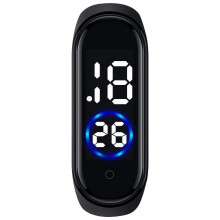 Orologi WQQZJJ per donna, regali per donna, orologio sportivo digitale LED alla moda unisex con cinturino in silicone, orologi da polso per uomo e