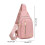 Τσάντα Djunllk Sling - Τσάντα Crossbody Ελαφριά τσάντα πολλαπλών χρήσεων για αθλητισμό με 2