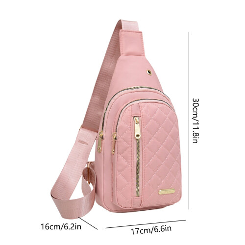 Τσάντα Djunllk Sling - Τσάντα Crossbody Ελαφριά τσάντα πολλαπλών χρήσεων για αθλητισμό με 1