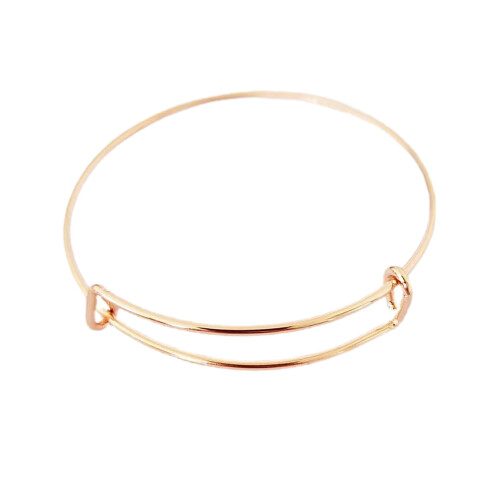 Pulseira feminina simples, ajustável e versátil, com fecho deslizante.