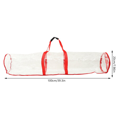 Sac de rangement transparent pour papier cadeau de Noël 1
