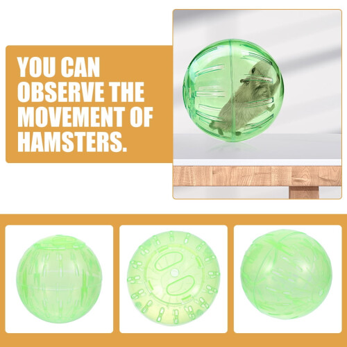 Grappige hamsterbal, gerbil-loopbal, chinchilla-oefenbal, grappig huisdier-loopbalspeelgoed. 1
