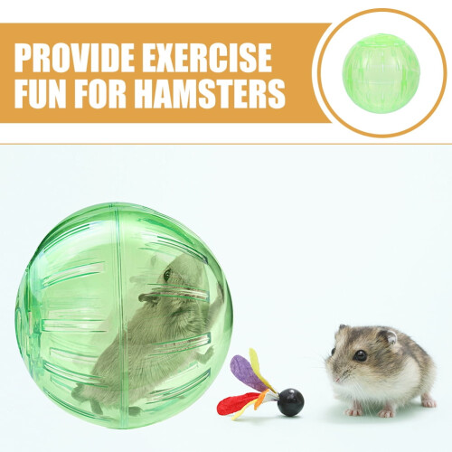 Grappige hamsterbal, gerbil-loopbal, chinchilla-oefenbal, grappig huisdier-loopbalspeelgoed. 2