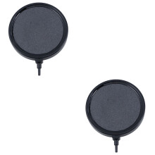 2pcs13CM στρογγυλή αεριστήρας αέρα με πέτρες απελευθέρωσης φυσαλίδων για ενυδρείο