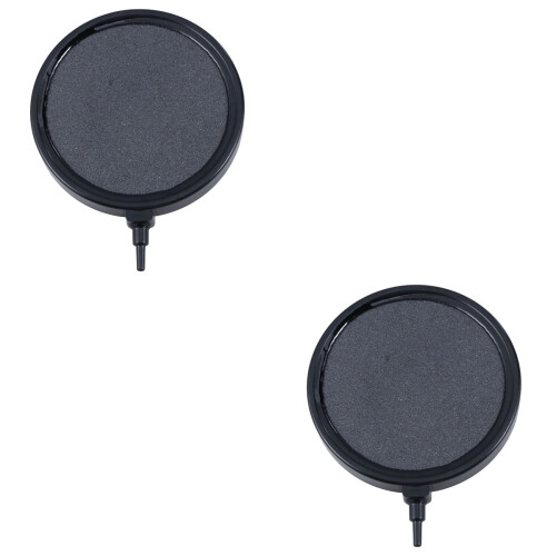 2pcs13CM στρογγυλή αεριστήρας αέρα με πέτρες απελευθέρωσης φυσαλίδων για ενυδρείο