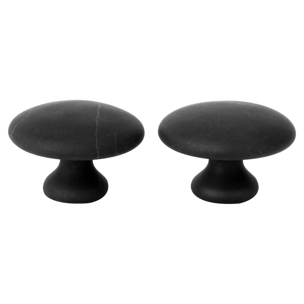 Hot Massage Stones Spa Set - Basalt Hot Rocks for Home Spa (2pcs)
