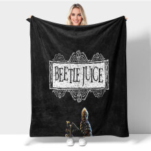 Beetlejuice2024 Manta de franela ultrasuave para sofá cama, sala de estar, para niños, niñas y adultos 60 x 50 pulgadas