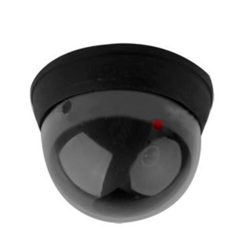 3-Pack - Fake Surveillance Camera - Dummy Camera with LED Black 3-Pack