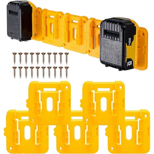 Θήκη μπαταριών Dewalt 20V-60V, συσκευασία 10 τεμαχίων, κατάλληλη για μπαταρίες