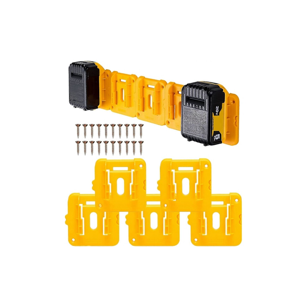 10-Pack Battery Holder For Dewalt 20V 60V Battery Dock Holder Fits For Dcb200 Dcb203 Dcb205 Dcb206 Batteries 9395123328553