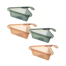 Égouttoir à vaisselle rétractable Xubond, compatible avec tous les éviers de cuisine, étagère d'angle multifonctionnelle avec égouttoir et