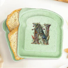 DEKAXID Customizable Toast Keeper With Lid - Fresh Bread Storage Box 26 Letters Available