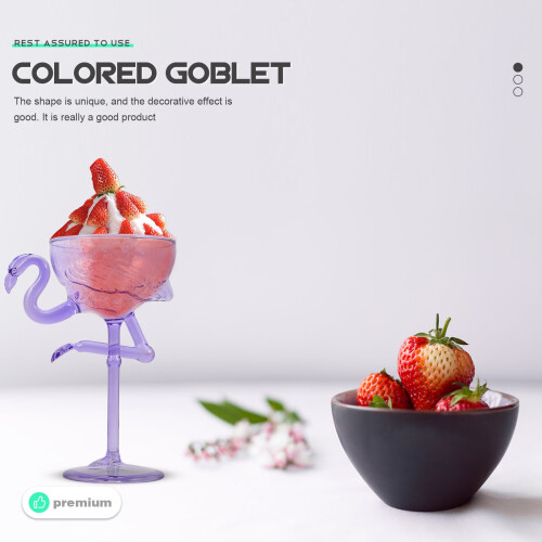 Ψηλά ποτήρια κοκτέιλ Margarita Purple Bride 1
