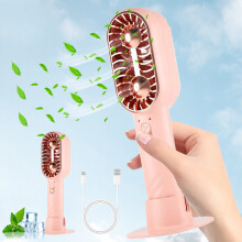 Přenosný mini ventilátor Avtoify, ruční elektrický ventilátor, studentský, venkovní, s tlumeným zvukem, malý ventilátor, USB, dobíjecí,