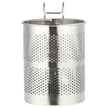 Suporte para talheres de aço inoxidável, escorredor de pauzinhos com gancho para bancada, organizador de talheres.