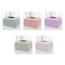 Porta-toalhas de papel para uso doméstico, estilo europeu, com estojo para toalhas rosa.