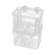 Aquarium Fish Tank Clear Breeding Isolation Box with Double Guppies Hatching Incubator; Compatible with Standard Tanks