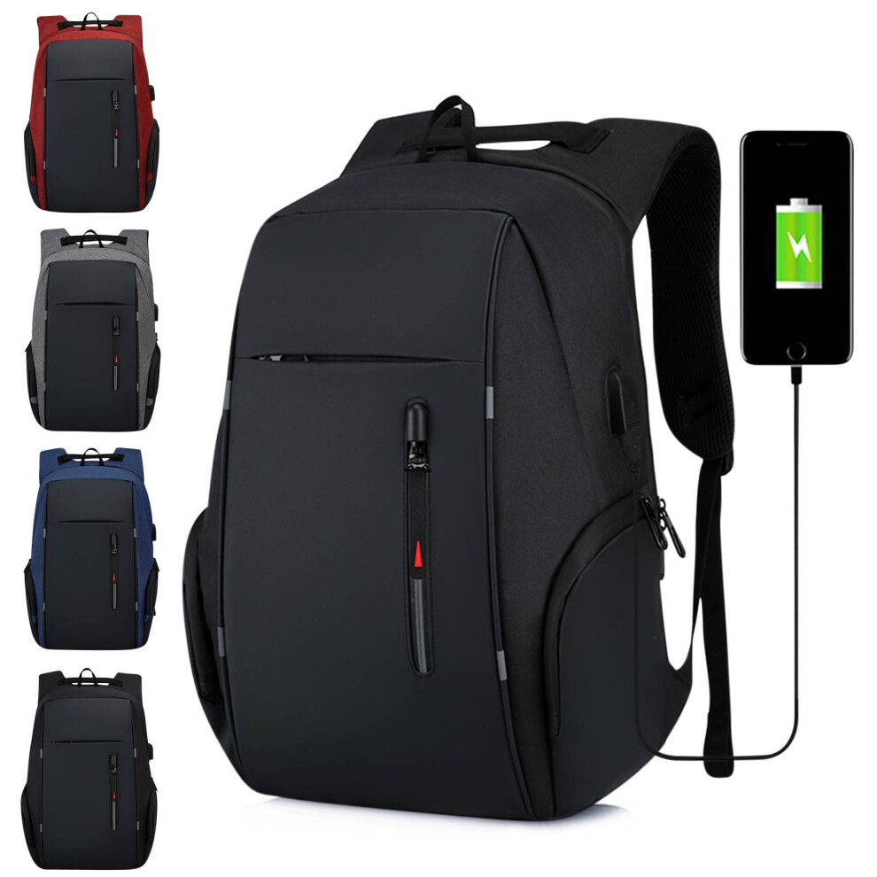 Jacenvly 2024 New Bags For Women Clearance Men Backpack 15.6 In Usb Charging Laptop Computer Bag Casual Business Gray 9395123438207