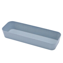 Boîte de rangement pour couverts de cuisine Winysin avec séparateurs réglables, boîte de rangement pour maquillage et organisateur pour la maison