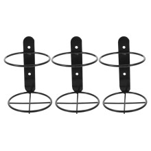 Lot de 3 porte-bouteilles muraux pour bouteilles de vin individuelles, idéal pour la maison