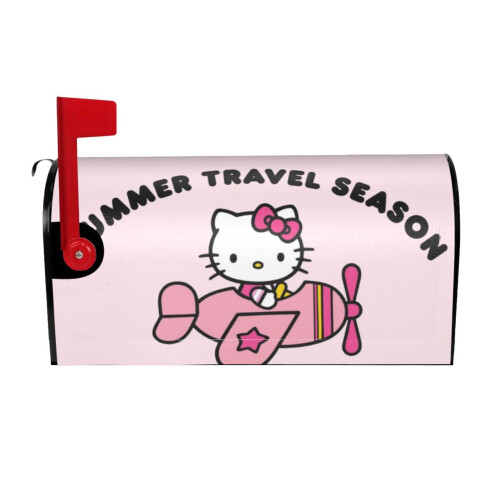 Χαριτωμένο Hello Kitty, κουτί αλληλογραφίας με κινούμενα σχέδια, κάλυμμα κουτιού
