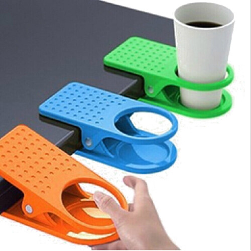 Suporte de mesa criativo com clipe para copos e mesa Eease2pcs (cor aleatória) 1
